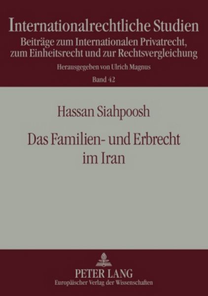 Produktbild: Das Familien- und Erbrecht im Iran