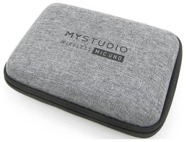 Produktbild: Ansteck Studiomikrofon Easypix MyStudio Mic UNO &Uuml;bertragungsart (Details):Kabelgebunden, Funk inkl. Windschutz, inkl. Mikrofoncase