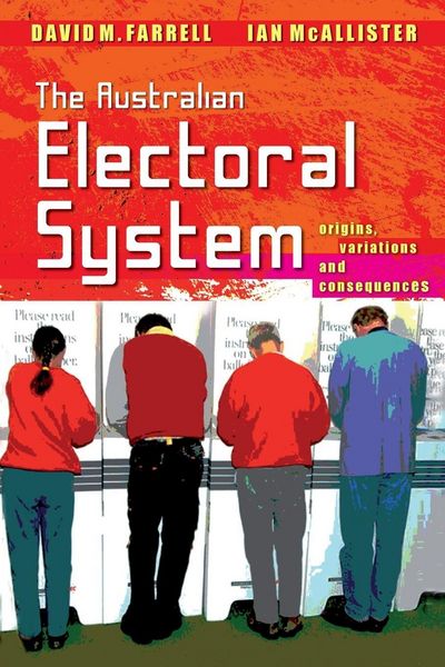 Produktbild: The Australian Electoral System