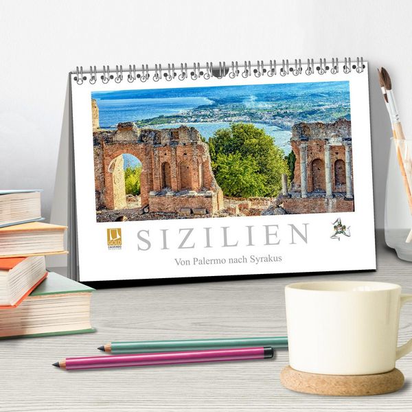 Produktbild: Sizilien - Von Palermo nach Syrakus (Tischkalender 2026 DIN A5 quer), CALVENDO Monatskalender