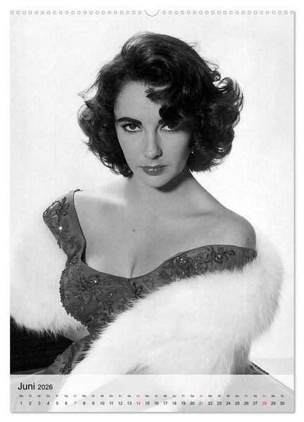 Produktbild: Elizabeth Taylor (hochwertiger Premium Wandkalender 2026 DIN A2 hoch), Kunstdruck in Hochglanz
