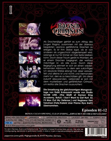 Produktbild: Ragna Crimson - Vol. 1 [2 BRs]