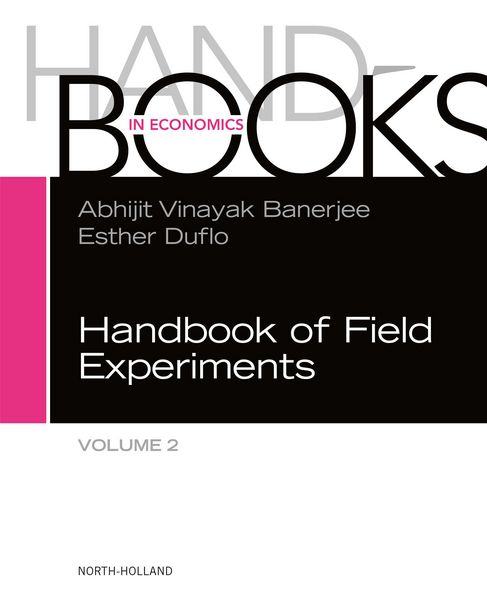 Produktbild: Handbook of Field Experiments