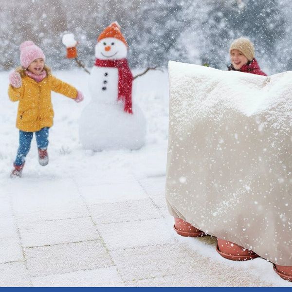Produktbild: Pflanzenschutz-Vlies 180 x 120 cm, Beige, rei&szlig;festes Wintervlies f&uuml;r Pflanzen
