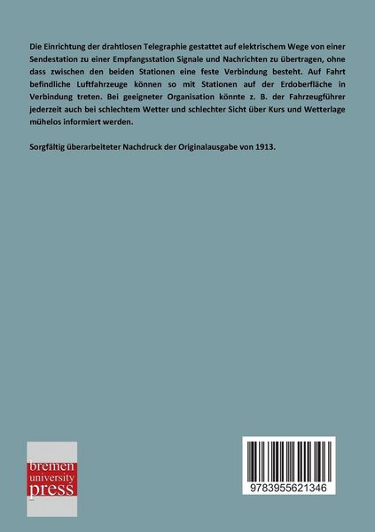 Produktbild: Leitfaden der drahtlosen Telegraphie f&uuml;r die Luftfahrt