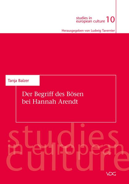 Produktbild: Der Begriff des B&ouml;sen bei Hannah Arendt
