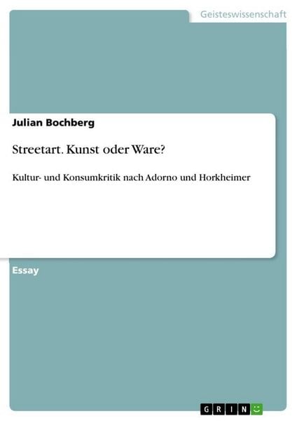 Produktbild: Streetart. Kunst oder Ware?