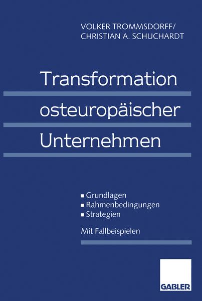 Produktbild: Transformation osteurop&auml;ischer Unternehmen
