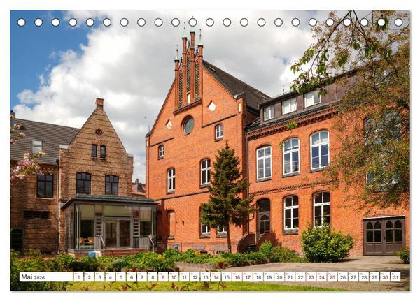 Produktbild: Unser sch&ouml;nes Wismar (Tischkalender 2026 DIN A5 quer), CALVENDO Monatskalender