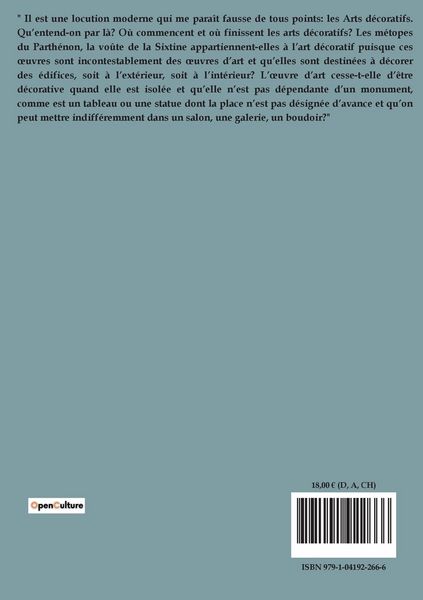 Produktbild: De la d&eacute;coration appliqu&eacute;e aux &eacute;difices