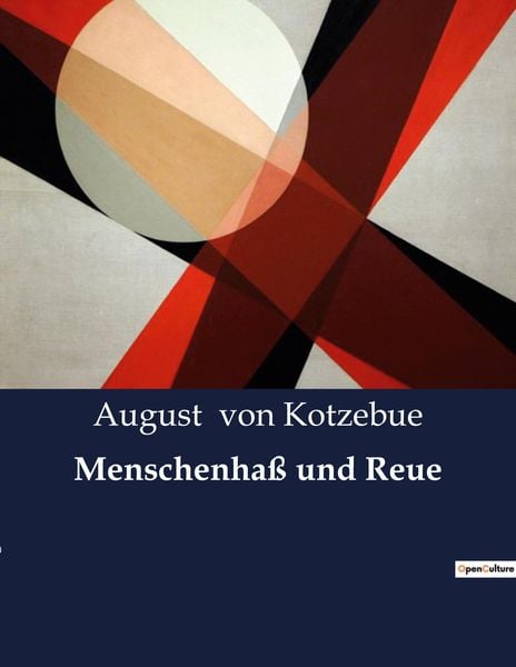 Menschenhaß und Reue, Taschenbuch von August Kotzebue, BoD - Books on Demand, 9791041908493