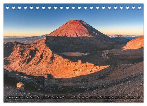 Produktbild: Neuseeland - Traumreise ans Ende der Welt (Tischkalender 2026 DIN A5 quer), CALVENDO Monatskalender