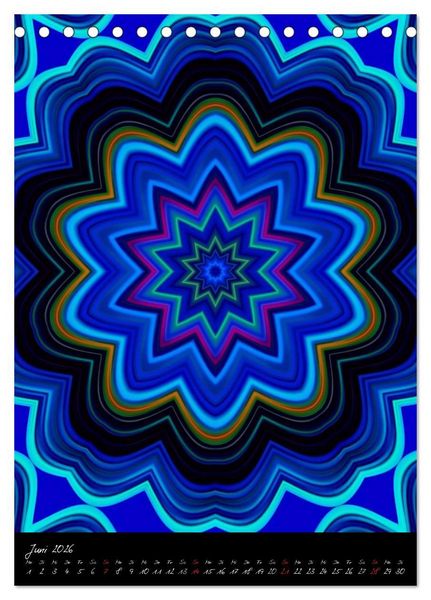 Produktbild: Mandala - Esoterik & Meditation (Tischkalender 2026 DIN A5 hoch), CALVENDO Monatskalender