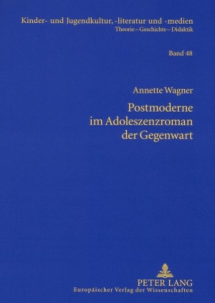 Produktbild: Postmoderne im Adoleszenzroman der Gegenwart