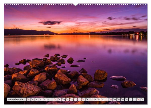 Produktbild: Auszeit Bodensee (hochwertiger Premium Wandkalender 2026 DIN A2 quer), Kunstdruck in Hochglanz