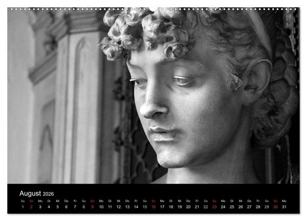 Produktbild: Lebende Steine - Skulpturen auf dem Friedhof Staglieno (Wandkalender 2026 DIN A2 quer), CALVENDO Monatskalender