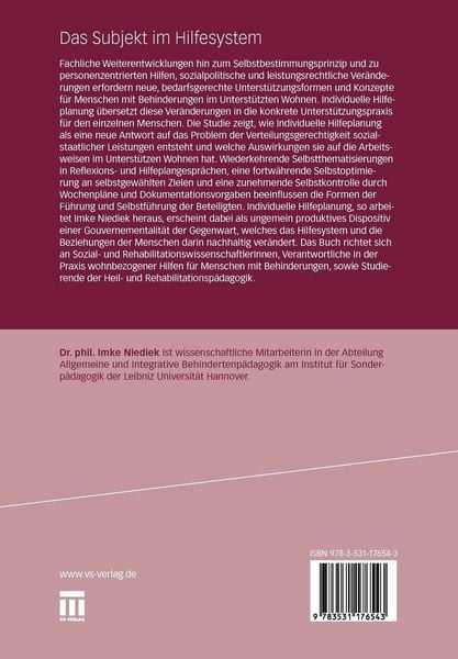 Produktbild: Das Subjekt im Hilfesystem