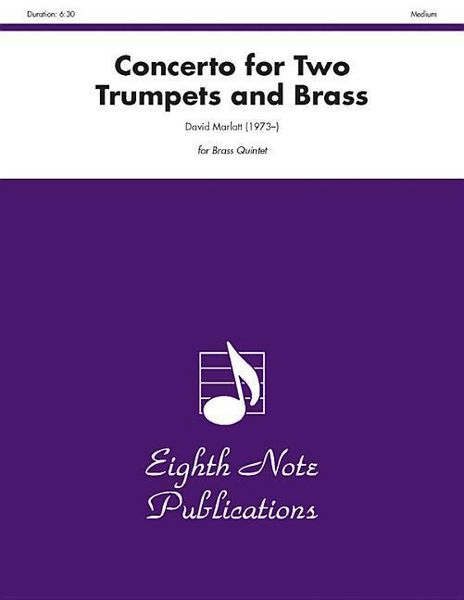 Produktbild: Marlatt, D: Concerto for Two Trumpets and Brass