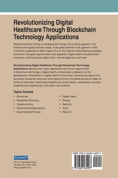 Produktbild: Revolutionizing Digital Healthcare Through Blockchain Technology Applications