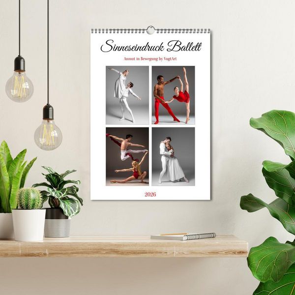 Produktbild: Sinneseindruck Ballett (Wandkalender 2026 DIN A3 hoch), CALVENDO Monatskalender