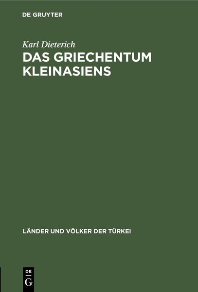 Produktbild: Das Griechentum Kleinasiens