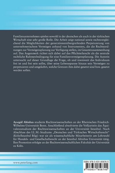 Produktbild: Nachfolge in Familienunternehmen &ndash; Rechtliche Rahmenbedingungen bei Kapitalgesellschaften in Deutschland und in der T&uuml;rkei