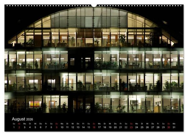 Produktbild: Hamburgs N&auml;chte (Wandkalender 2026 DIN A2 quer), CALVENDO Monatskalender