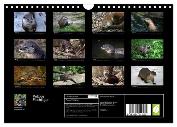 Produktbild: Putzige Fischj&auml;ger (Wandkalender 2027 DIN A4 quer), CALVENDO Monatskalender