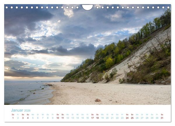 Produktbild: Unterwegs auf Usedom (Wandkalender 2026 DIN A4 quer), CALVENDO Monatskalender
