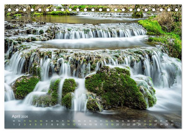 Produktbild: Idyllische Wasserwelten (Tischkalender 2026 DIN A5 quer), CALVENDO Monatskalender