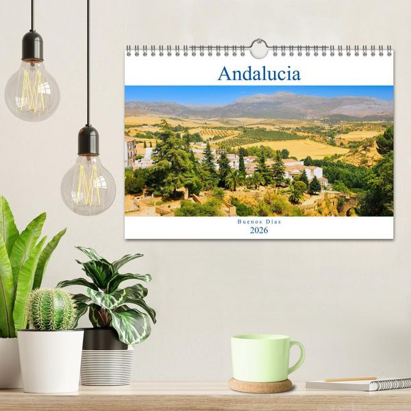 Produktbild: Andaluc&iacute;a - Buenos D&iacute;as (Wandkalender 2026 DIN A4 quer), CALVENDO Monatskalender