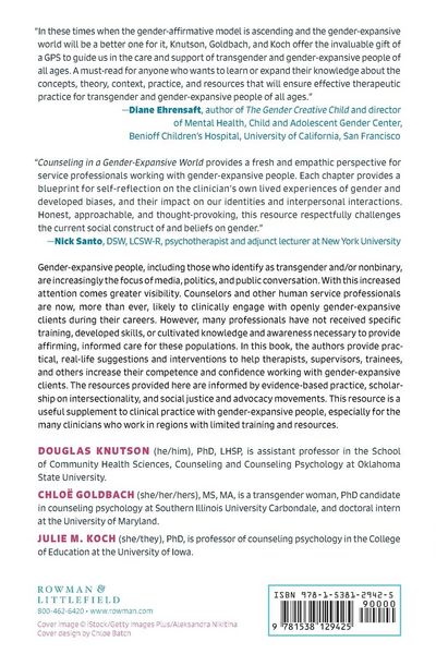 Produktbild: Counseling in a Gender-Expansive World