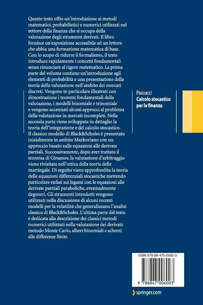 Produktbild: Calcolo stocastico per la finanza