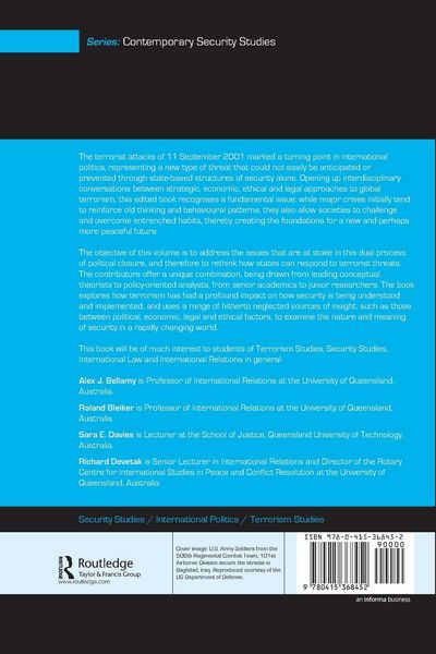 Produktbild: Security and the War on Terror