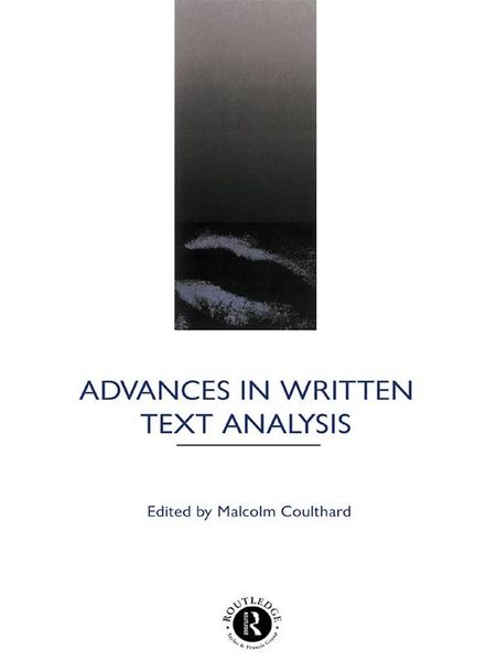 Produktbild: Advances in Written Text Analysis