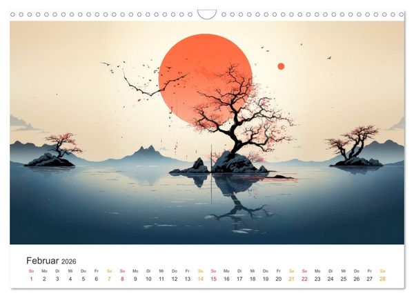 Produktbild: Japan - Kunst der Traditionen (Wandkalender 2026 DIN A3 quer), CALVENDO Monatskalender