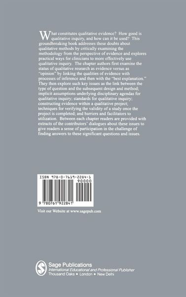 Produktbild: The Nature of Qualitative Evidence