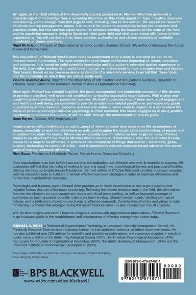Produktbild: Effective Teamwork - Practical Lessons fromOrganizational Research