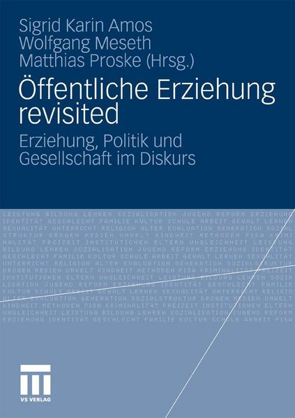 Produktbild: &Ouml;ffentliche Erziehung revisited