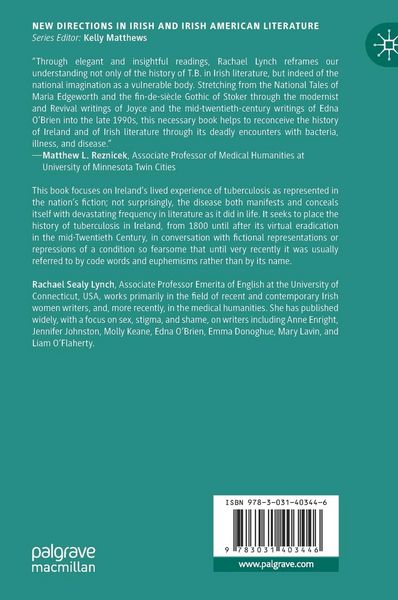 Produktbild: Tuberculosis and Irish Fiction, 1800&ndash;2022