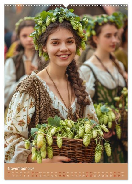 Produktbild: Prost German Beer (Wall Calendar 2026 DIN A2 portrait), CALVENDO 12 Month Wall Calendar