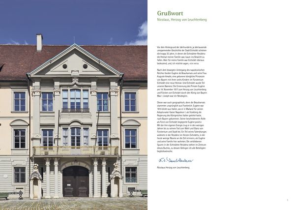 Produktbild: Die Eichst&auml;tter Residenz der Herz&ouml;ge von Leuchtenberg