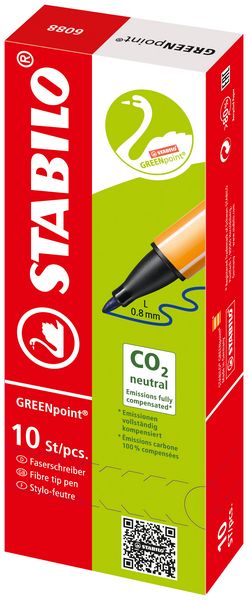 Produktbild: STABILO GREENpoint 0.8mm blau