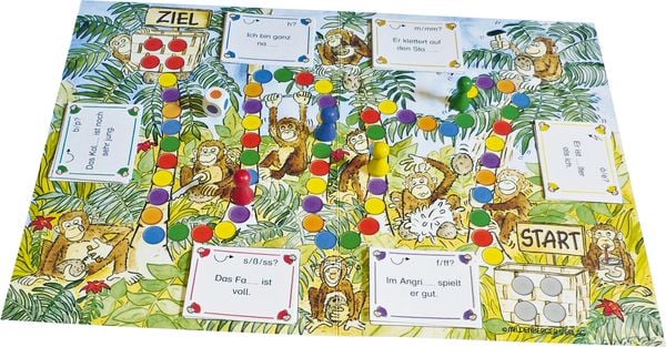 Produktbild: Wer knackt die Nuss? Karteikarten, W&uuml;rfelspiel