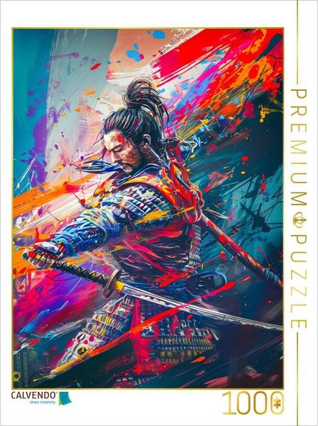 CALVENDO Puzzle Jinbaori - Überwurf für hohe Samurai | 1000 Teile Lege-Größe 64 × 48 cm Foto-Puzzle für glückliche Stunden