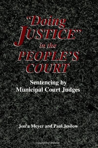 Produktbild: Doing Justice in the People's Court