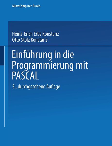 Produktbild: Einf&uuml;hrung in die Programmierung mit PASCAL