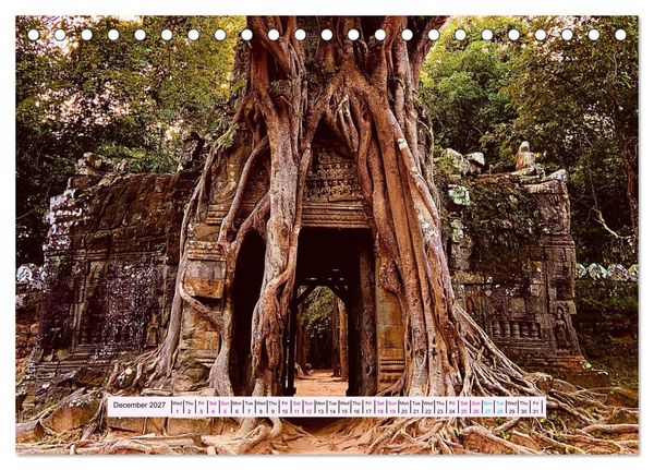 Produktbild: Silent Heart of Asia (Desk Calendar 2027 DIN A5 landscape), CALVENDO 12 Month DeskCalendar