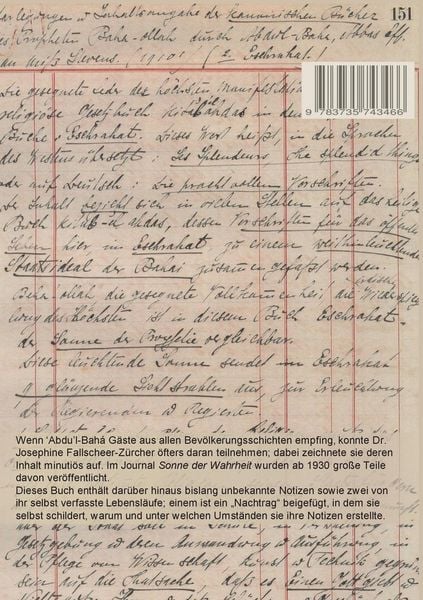 Produktbild: Aus den Erinnerungen an Abdu'l-Bah&aacute; in Akk&aacute; und Haifa