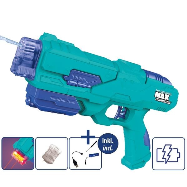 Produktbild: Elekt.Wasserpistole ca. 27,5cm, mit Akku